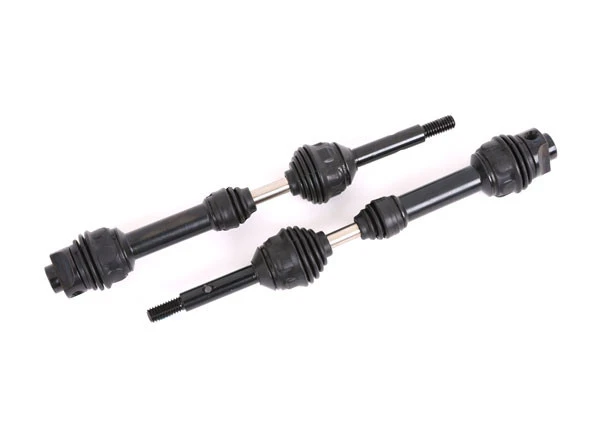 Traxxas Rear Driveshafts, Steel-Spline Constant-Velocity, Assembled (2) 1 Traxxas Rear Driveshafts, Steel-Spline Constant-Velocity, Assembled (2)