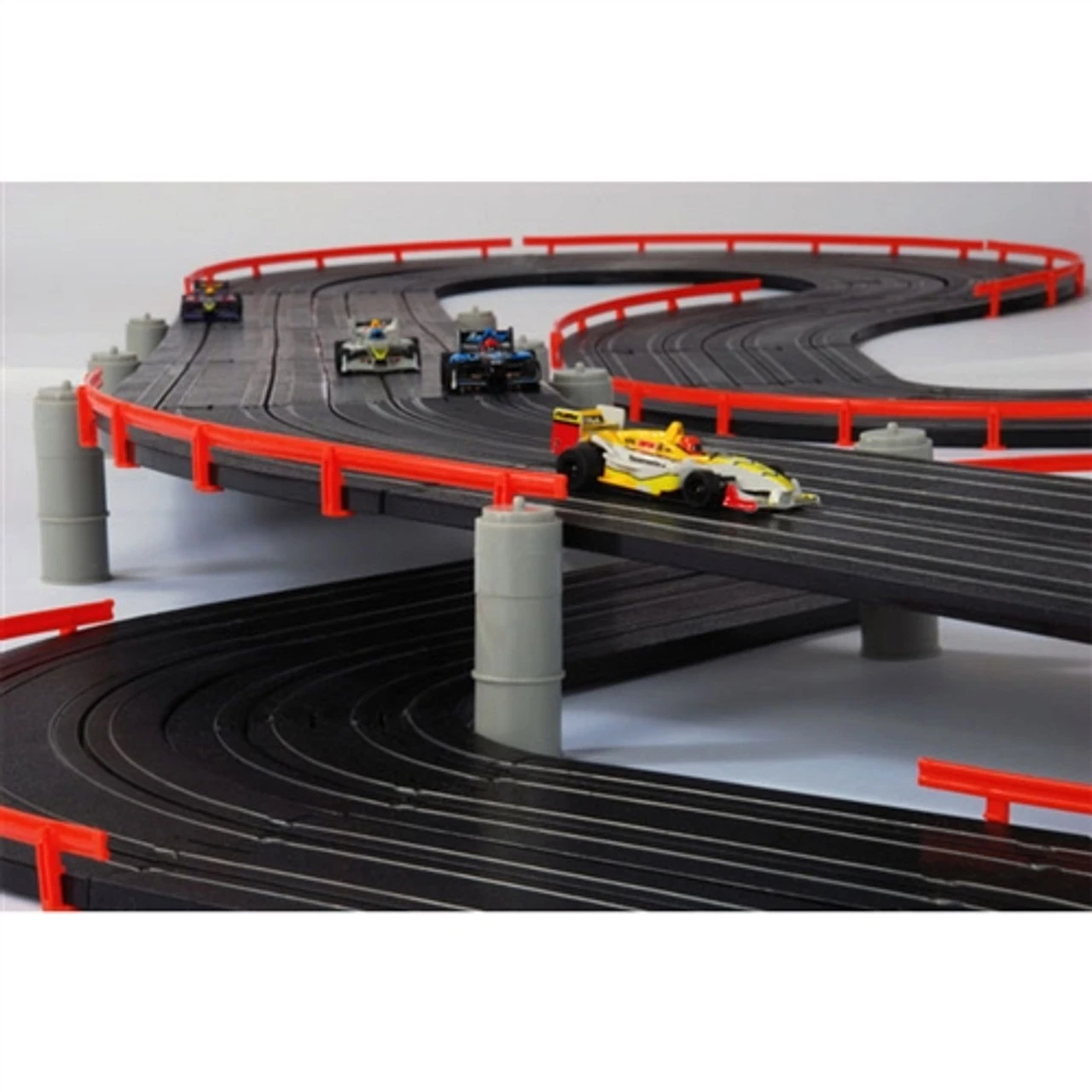 AFX Super International 4-Lane Mega G+ HO Slot Car Track Set W/Tri-Power System 4 AFX Super International 4-Lane Mega G+ HO Slot Car Track Set W/Tri-Power System - Image 4