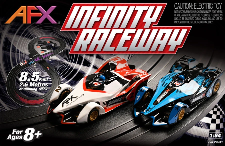 AFX Infinity Raceway 8.5-Foot HO Slot Car Race Set 1 AFX Infinity Raceway 8.5-Foot HO Slot Car Race Set
