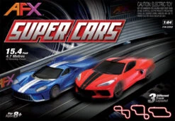 AFX Super Cars 15-Foot Mega G+ HO Slot Car Track Set