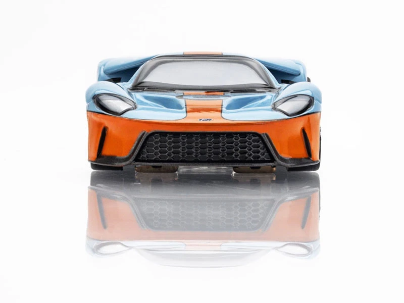 AFX Ford GT Heritage #6 Gulf Mega G+ HO Slot Car 4 AFX Ford GT Heritage #6 Gulf Mega G+ HO Slot Car - Image 4