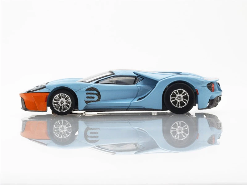 AFX Ford GT Heritage #6 Gulf Mega G+ HO Slot Car 5 AFX Ford GT Heritage #6 Gulf Mega G+ HO Slot Car - Image 5
