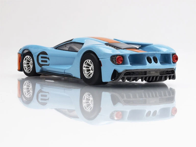 AFX Ford GT Heritage #6 Gulf Mega G+ HO Slot Car 9 AFX Ford GT Heritage #6 Gulf Mega G+ HO Slot Car - Image 9