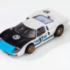 AFX Ford GT40 MKII 1966 Daytona #97 White/Black/Blue Mega G+ HO Slot Car