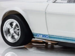 AFX 1965 Shelby Mustang GT350 White/Blue Mega G+ HO Slot Car -RC SuperStore AFX22068 11 37671.1705120235