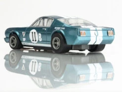 AFX 1965 Shelby Mustang GT350R Mark Donohue Blue/White Mega G+ HO Slot Car -RC SuperStore AFX22071 7 96289.1720027804