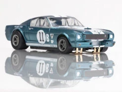 AFX 1965 Shelby Mustang GT350R Mark Donohue Blue/White Mega G+ HO Slot Car -RC SuperStore AFX22071 9 20866.1720027804