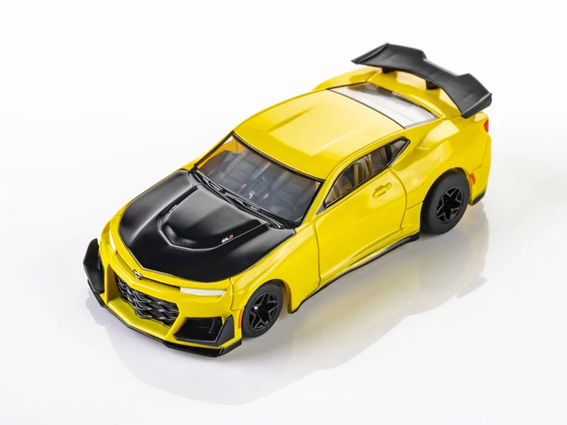 AFX 2021 Chevy Camaro ZL1 1LE Shock Yellow Mega G+ HO Slot Car 1 AFX 2021 Chevy Camaro ZL1 1LE Shock Yellow Mega G+ HO Slot Car