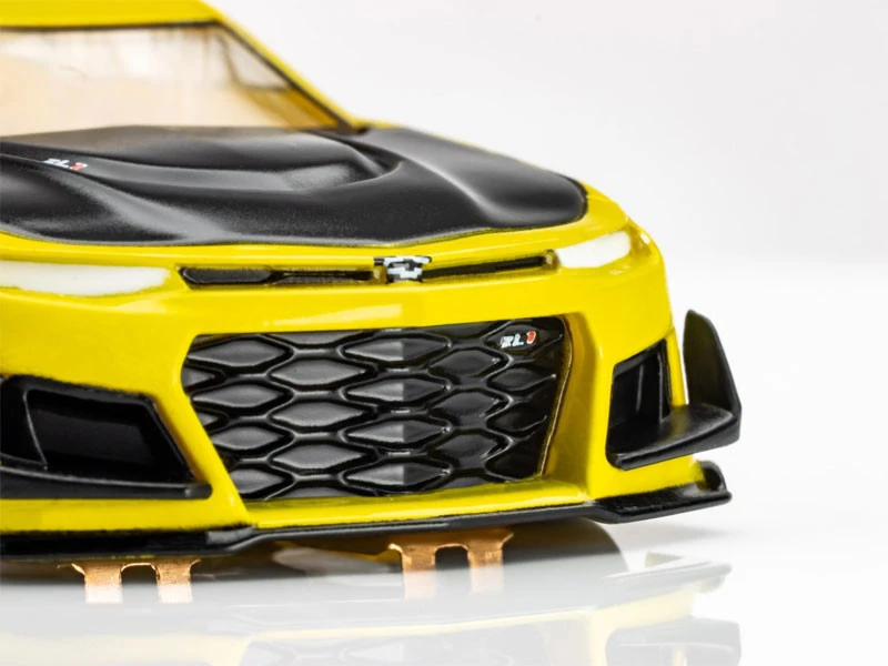 AFX 2021 Chevy Camaro ZL1 1LE Shock Yellow Mega G+ HO Slot Car 5 AFX 2021 Chevy Camaro ZL1 1LE Shock Yellow Mega G+ HO Slot Car - Image 5