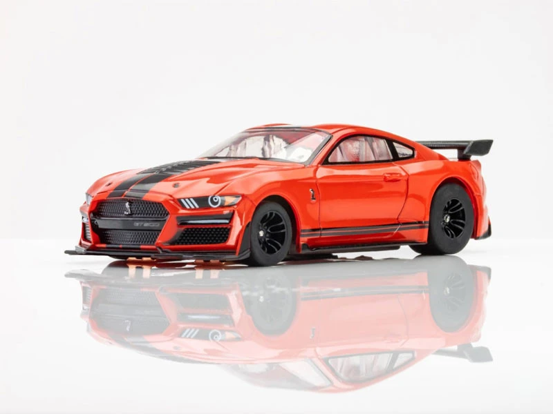 AFX 2021 Ford Mustang Shelby GT500 Red Mega G+ HO Slot Car 4 AFX 2021 Ford Mustang Shelby GT500 Red Mega G+ HO Slot Car - Image 4