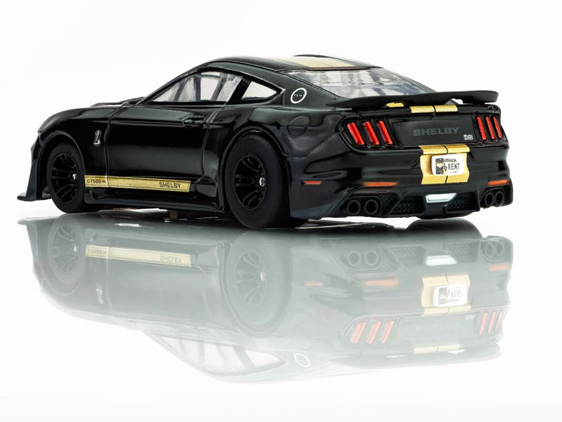 AFX 2022 Shelby Mustang GT350H Black/Gold Mega G+ HO Slot Car 4 AFX 2022 Shelby Mustang GT350H Black/Gold Mega G+ HO Slot Car - Image 4