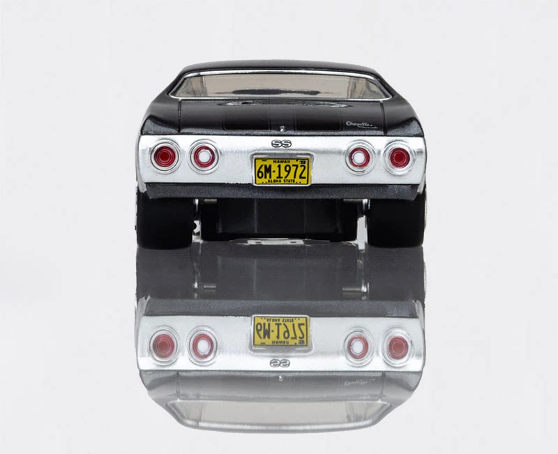 AFX 1972 Chevelle SS454 Silver/Black Mega G+ HO Slot Car 7 AFX 1972 Chevelle SS454 Silver/Black Mega G+ HO Slot Car - Image 7