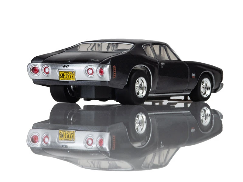 AFX 1972 Chevelle SS454 Silver/Black Mega G+ HO Slot Car 6 AFX 1972 Chevelle SS454 Silver/Black Mega G+ HO Slot Car - Image 6