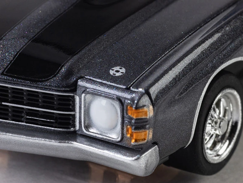 AFX 1972 Chevelle SS454 Silver/Black Mega G+ HO Slot Car 11 AFX 1972 Chevelle SS454 Silver/Black Mega G+ HO Slot Car - Image 11