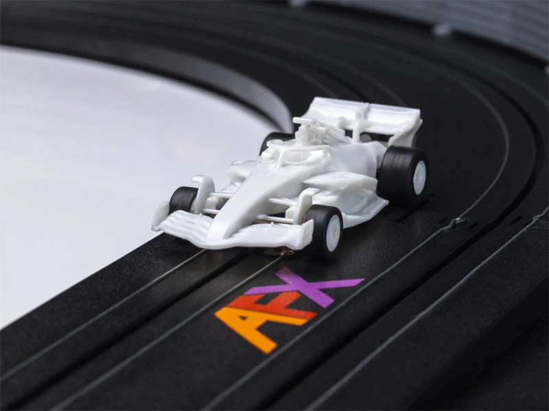 AFX Formula White Paintable Mega G+ HO Slot Car 2 AFX Formula White Paintable Mega G+ HO Slot Car - Image 2