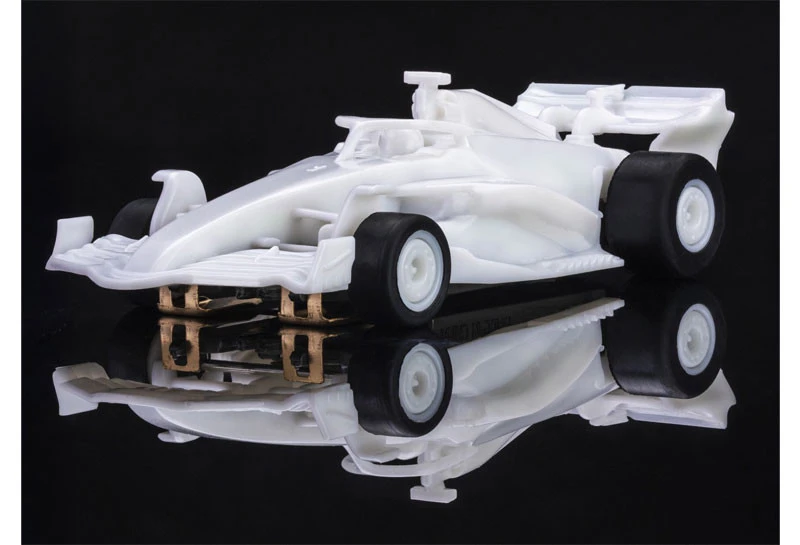 AFX Formula White Paintable Mega G+ HO Slot Car 3 AFX Formula White Paintable Mega G+ HO Slot Car - Image 3