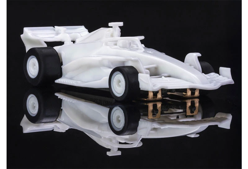 AFX Formula White Paintable Mega G+ HO Slot Car 4 AFX Formula White Paintable Mega G+ HO Slot Car - Image 4