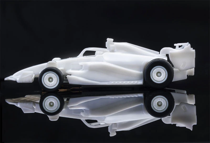 AFX Formula White Paintable Mega G+ HO Slot Car 6 AFX Formula White Paintable Mega G+ HO Slot Car - Image 6