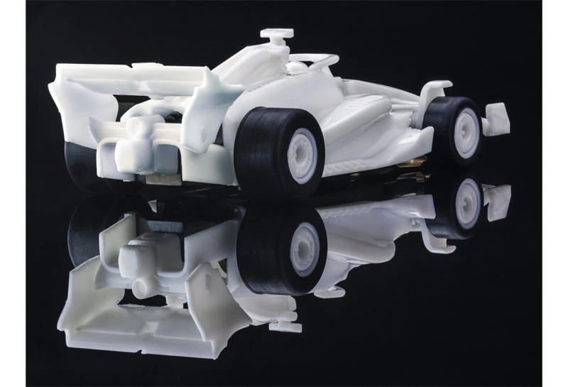 AFX Formula White Paintable Mega G+ HO Slot Car 9 AFX Formula White Paintable Mega G+ HO Slot Car - Image 9