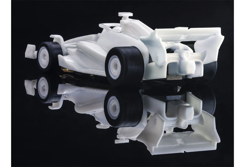 AFX Formula White Paintable Mega G+ HO Slot Car 8 AFX Formula White Paintable Mega G+ HO Slot Car - Image 8