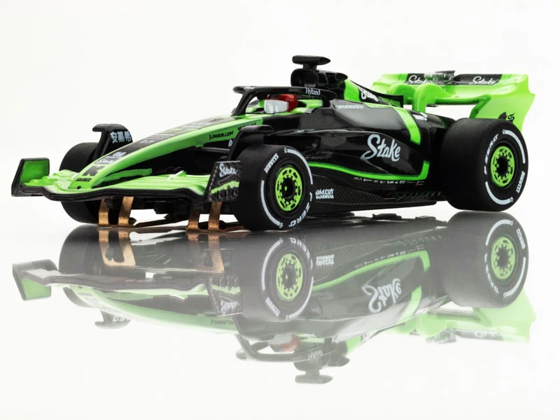 AFX Sauber F1 #77 C44 Stake FY Mega G+ HO Slot Car 2 AFX Sauber F1 #77 C44 Stake FY Mega G+ HO Slot Car - Image 2