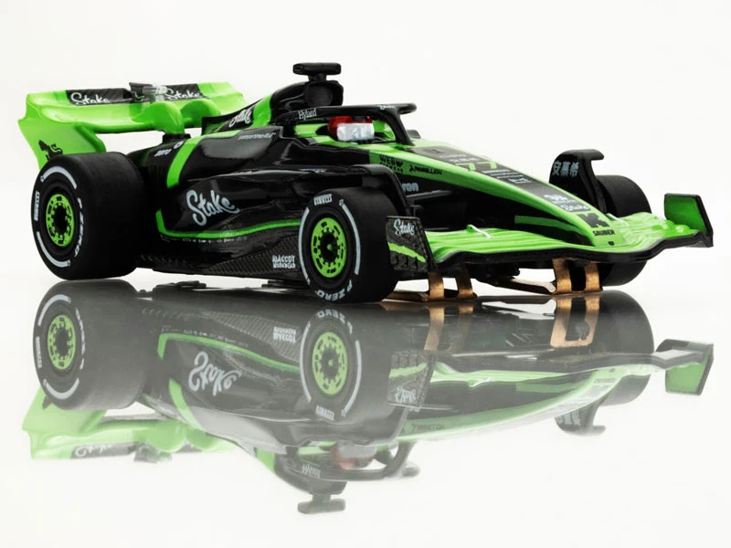 AFX Sauber F1 #77 C44 Stake FY Mega G+ HO Slot Car 6 AFX Sauber F1 #77 C44 Stake FY Mega G+ HO Slot Car - Image 6