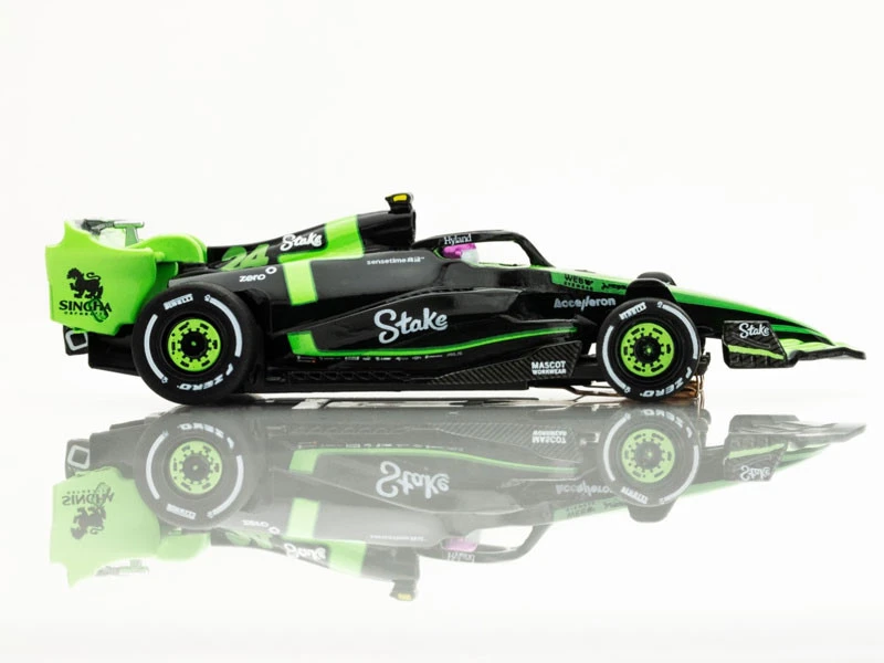 AFX Sauber F1 #24 C44 Stake FY Mega G+ HO Slot Car 4 AFX Sauber F1 #24 C44 Stake FY Mega G+ HO Slot Car - Image 4