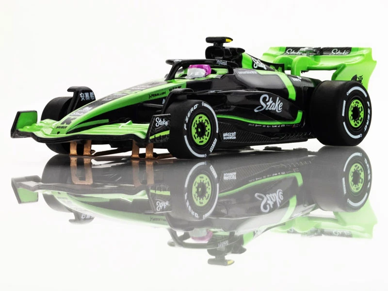 AFX Sauber F1 #24 C44 Stake FY Mega G+ HO Slot Car 2 AFX Sauber F1 #24 C44 Stake FY Mega G+ HO Slot Car - Image 2