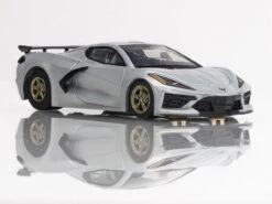 AFX Corvette C8 Ceramic Matrix Metallic Silver Mega G+ HO Slot Car 13 AFX Corvette C8 Ceramic Matrix Metallic Silver Mega G+ HO Slot Car -RC SuperStore AFX22095 4 21210.1720029845
