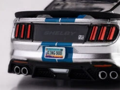 AFX 2022 Shelby Mustang GT500KR Silver/Blue Mega G+ HO Slot Car -RC SuperStore AFX22099 10 98869.1715309830
