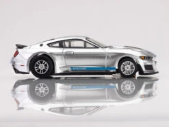 AFX 2022 Shelby Mustang GT500KR Silver/Blue Mega G+ HO Slot Car -RC SuperStore AFX22099 13 45362.1715307161