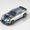 AFX 2022 Shelby Mustang GT500KR Silver/Blue Mega G+ HO Slot Car