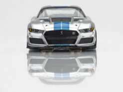 AFX 2022 Shelby Mustang GT500KR Silver/Blue Mega G+ HO Slot Car -RC SuperStore AFX22099 4 92802.1715307161