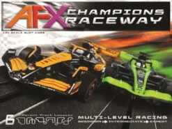 AFX Champions Raceway 18-Foot Mega G+ HO Slot Car Race Set