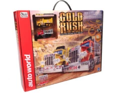 Auto World Gold Rush "Go For The Gold" 18-Foot HO Slot Car Race Set