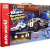Auto World Blues Brothers Lower Wacker Hustle 18-Foot HO Slot Car Race Set