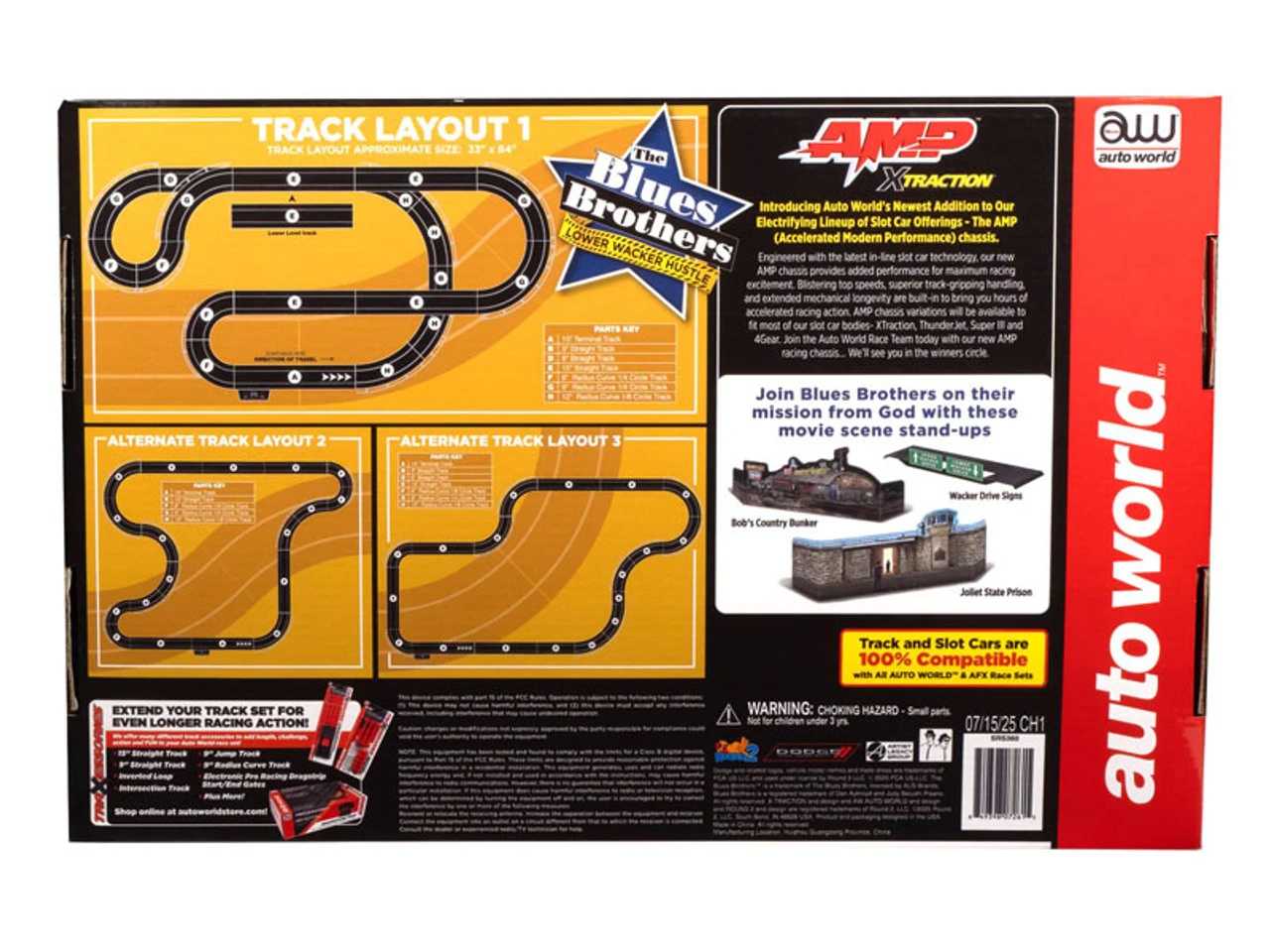 Auto World Blues Brothers Lower Wacker Hustle 18-Foot HO Slot Car Race Set 2 Auto World Blues Brothers Lower Wacker Hustle 18-Foot HO Slot Car Race Set - Image 2