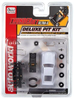 Auto World Thunderjet Deluxe Pit Kit (w/Ford Mustang Body) HO Slot Car