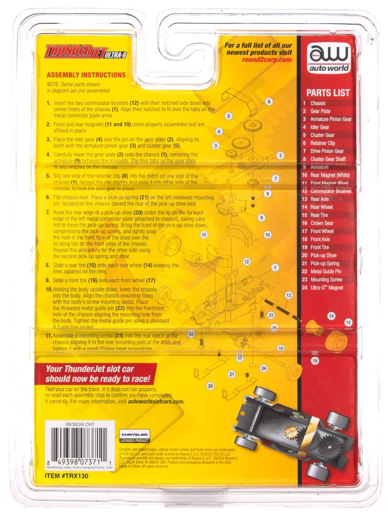 Auto World Thunderjet Deluxe Pit Kit (with 1941 Willys Gasser Body) HO Slot Car 2 Auto World Thunderjet Deluxe Pit Kit (with 1941 Willys Gasser Body) HO Slot Car - Image 2