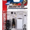 Auto World 4Gear Deluxe Pit Kit (with 1977 Dodge Tradesman Van Body) HO Slot Car