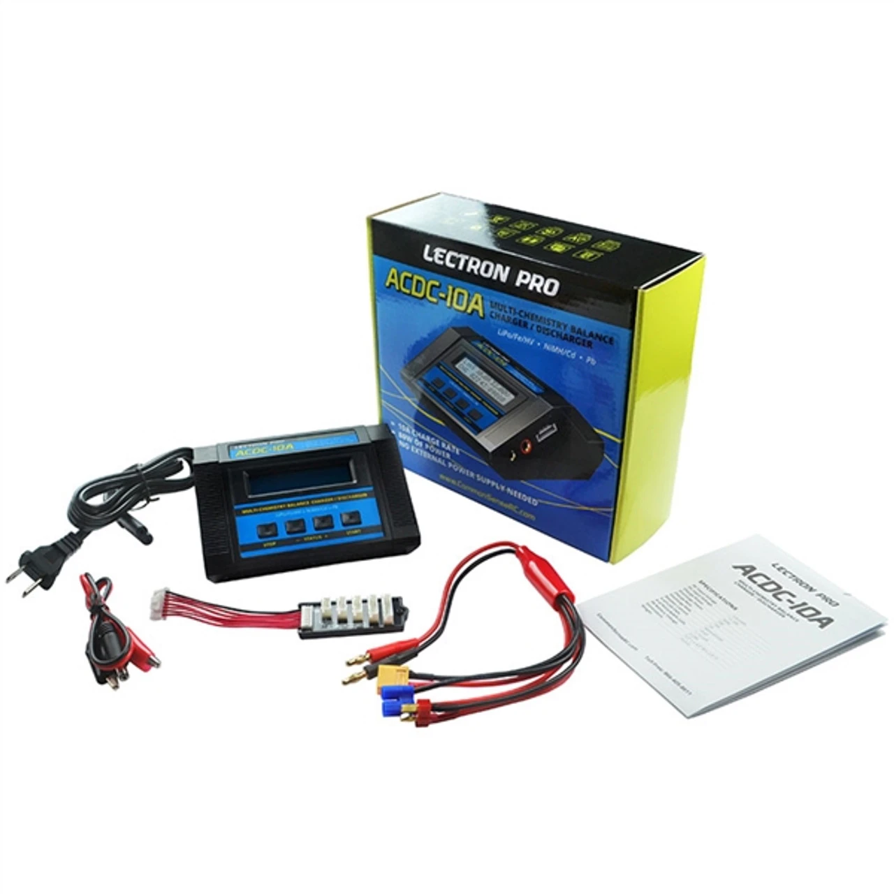 Lectron Pro ACDC-10A 1S-6S 10-Amp LiPo/LiFe/LiHV/NiMH Charger 1 Lectron Pro ACDC-10A 1S-6S 10-Amp LiPo/LiFe/LiHV/NiMH Charger