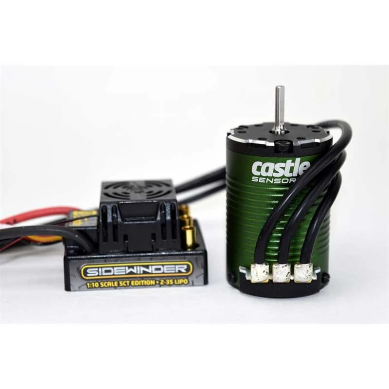 Castle Creations Sidewinder SCT Waterproof ESC & 1410-3800kv Brushless Motor 2 Castle Creations Sidewinder SCT Waterproof ESC & 1410-3800kv Brushless Motor - Image 2