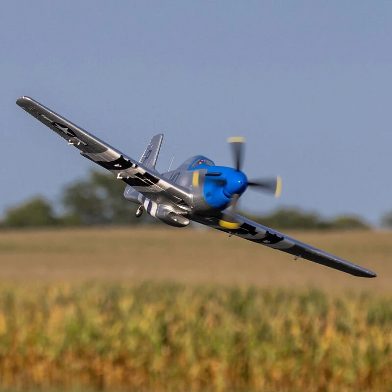 E-Flite P-51D Mustang 1.2m BNF Bind-N-Fly Basic With AS3X And SAFE Select “Cripes A’Mighty 3rd” RC Airplane 5 E-Flite P-51D Mustang 1.2m BNF Bind-N-Fly Basic With AS3X And SAFE Select “Cripes A’Mighty 3rd” RC Airplane - Image 5