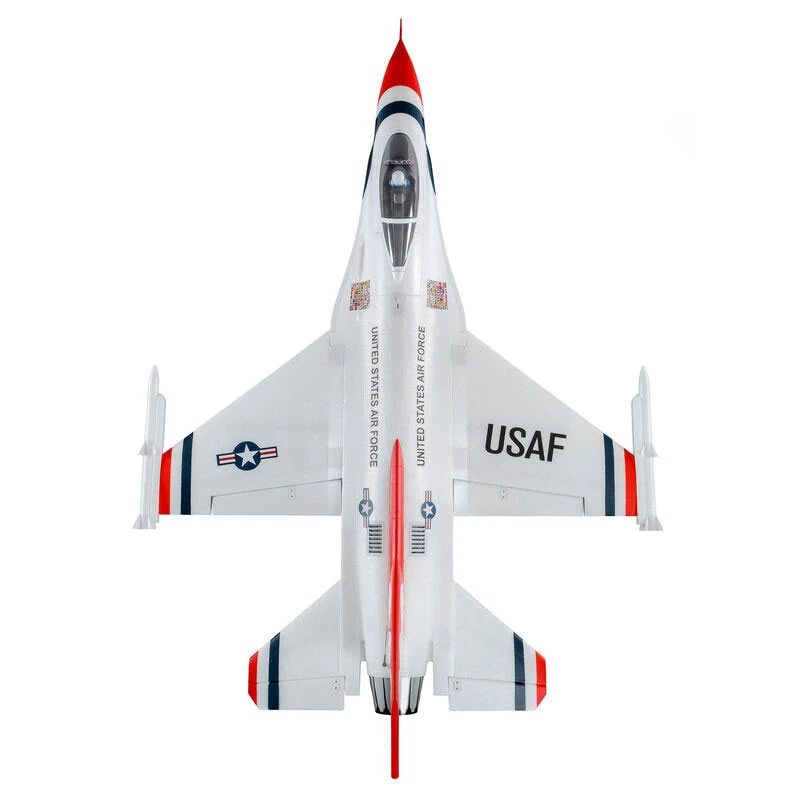 E-Flite F-16 Thunderbirds 70mm EDF Jet BNF Bind-N-Fly Basic W/AS3X And SAFE Select RC Airplane 11 E-Flite F-16 Thunderbirds 70mm EDF Jet BNF Bind-N-Fly Basic W/AS3X And SAFE Select RC Airplane - Image 11