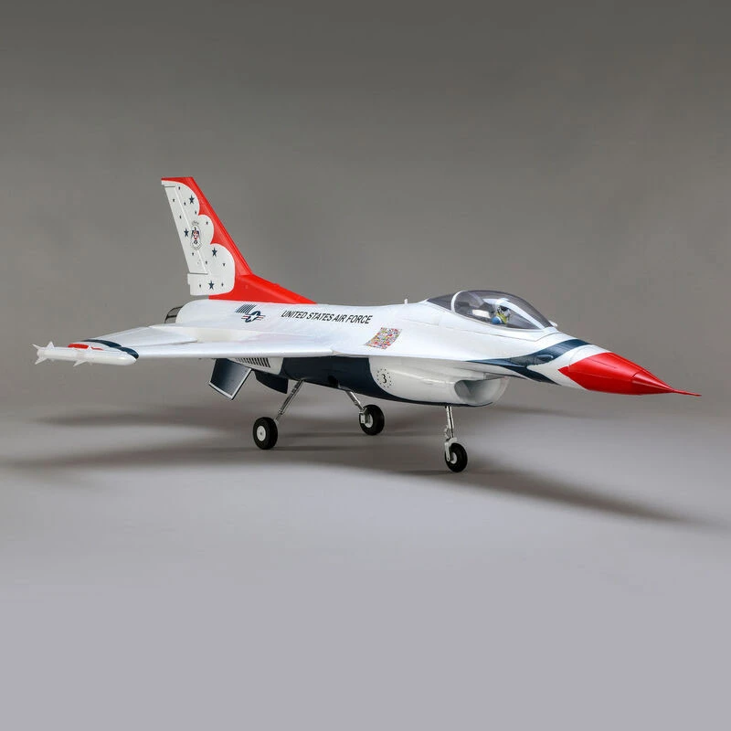 E-Flite F-16 Thunderbirds 70mm EDF Jet BNF Bind-N-Fly Basic W/AS3X And SAFE Select RC Airplane 7 E-Flite F-16 Thunderbirds 70mm EDF Jet BNF Bind-N-Fly Basic W/AS3X And SAFE Select RC Airplane - Image 7