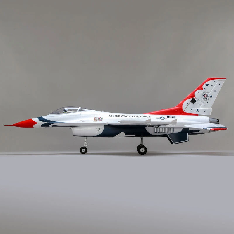 E-Flite F-16 Thunderbirds 70mm EDF Jet BNF Bind-N-Fly Basic W/AS3X And SAFE Select RC Airplane 8 E-Flite F-16 Thunderbirds 70mm EDF Jet BNF Bind-N-Fly Basic W/AS3X And SAFE Select RC Airplane - Image 8