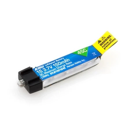 E-Flite 150mAh 1-Cell 3.7V 45C Li-Po Battery For Blade Nano QX 1 E-Flite 150mAh 1-Cell 3.7V 45C Li-Po Battery For Blade Nano QX