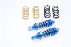 GPM Blue Aluminum Shocks W/3 Spring Sets For 1/16 E-Revo Summit Slash