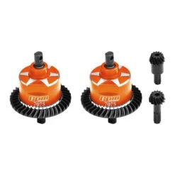 GPM Orange 4140 Carbon Steel And 7075 Alloy Front And Rear Complete Differential For Mini Maxx/XRT