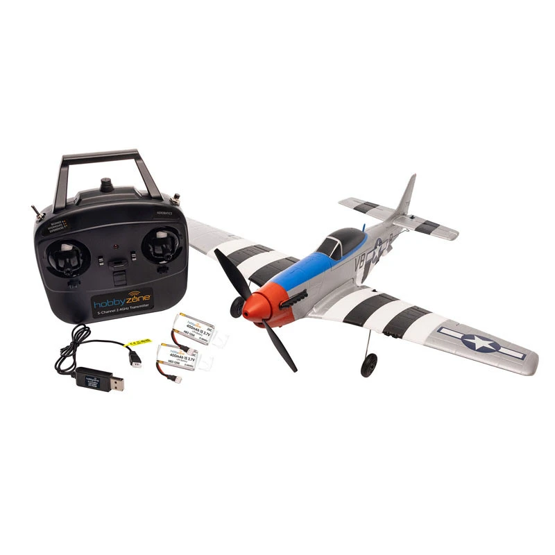Hobbyzone P-51D 450mm RTF Ready-to-Fly With SAFE RC Airplane 1 Hobbyzone P-51D 450mm RTF Ready-to-Fly With SAFE RC Airplane